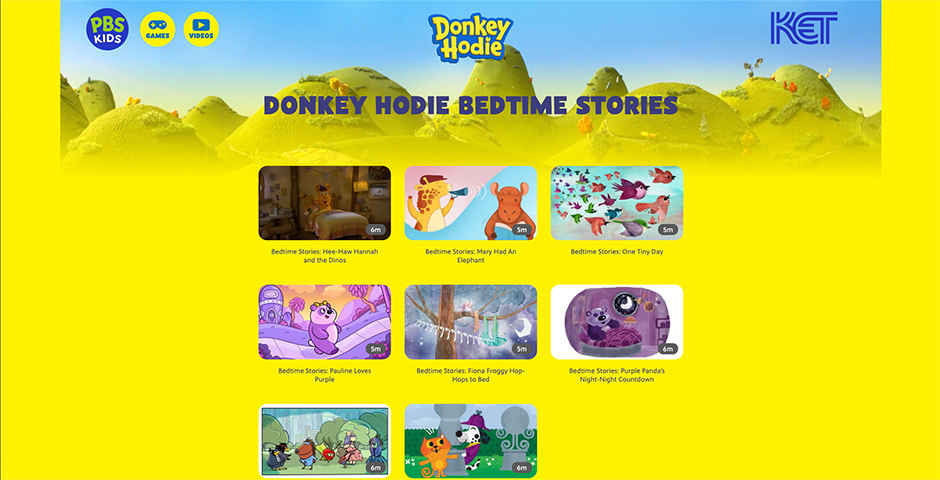 Donkey Hodie bedtime stories