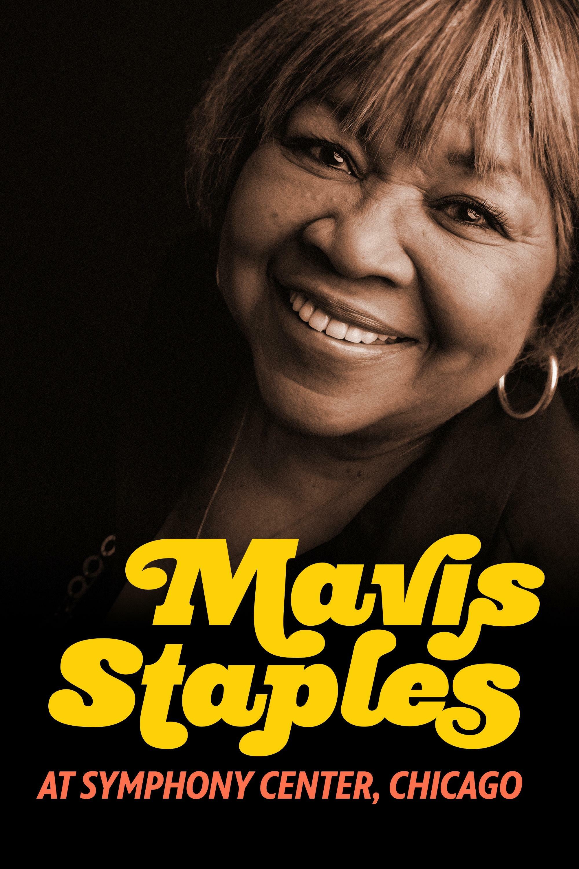Mavis Staples at Symphony Center show poster