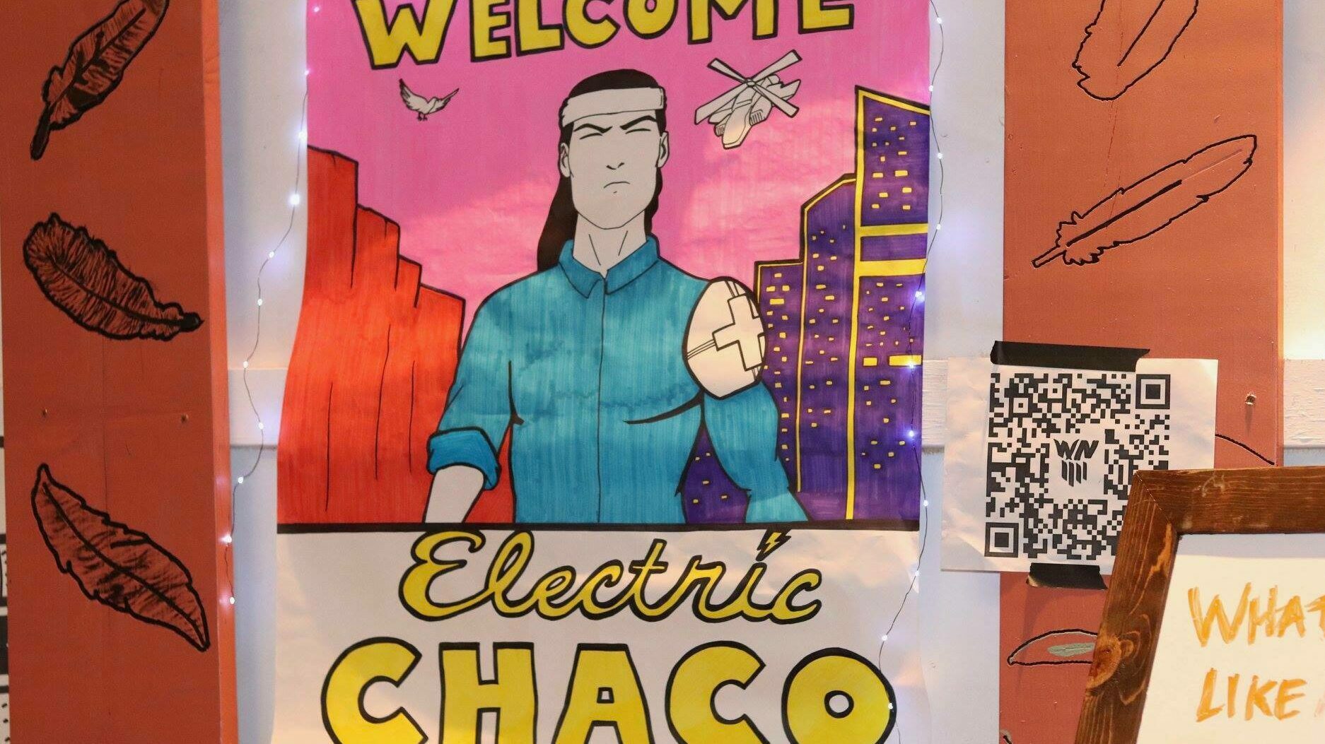 Electric Chaco exhibit at Indigenous Comic Con 2018