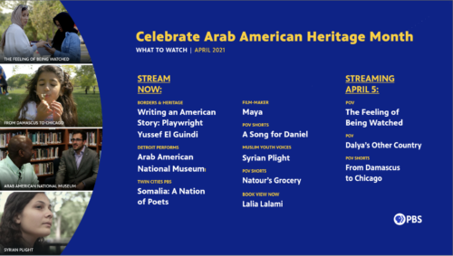 April is Arab American Heritage Month