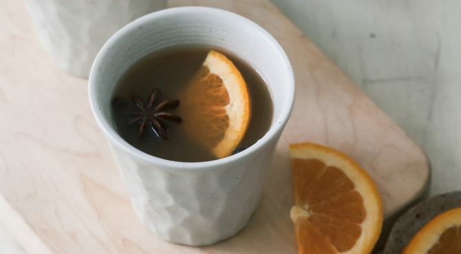 Bourbon Mulled Cider