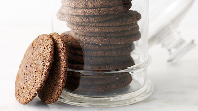 Chewy Chocolate Ginger-Molasses Cookies