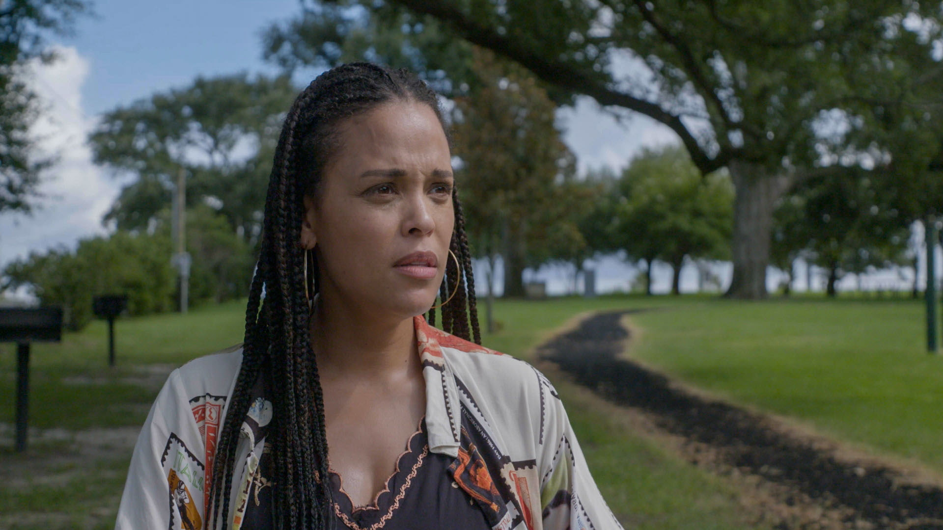 Jesmyn Ward near her DeLisle, Mississippi home.