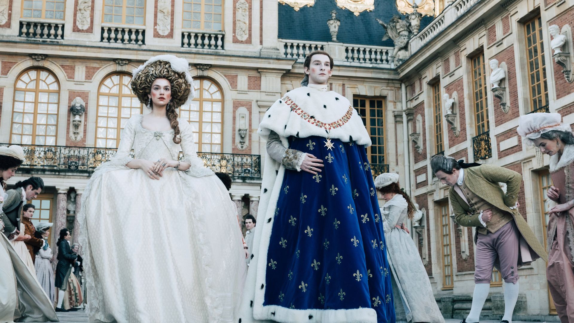 Antoinette and Louis Dressed Up