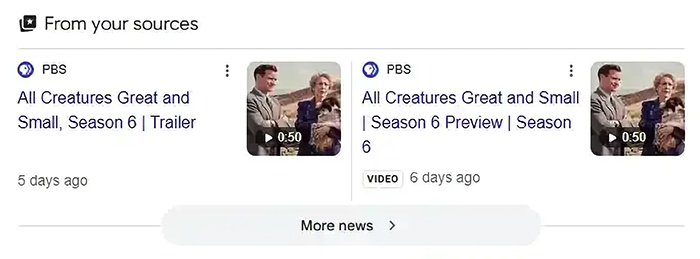 From Your Sources updated